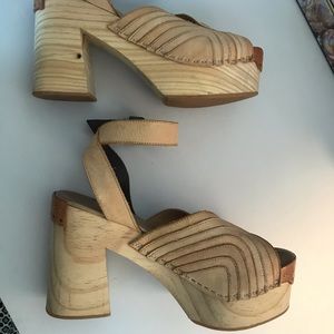 Free People Open Toe Clogs